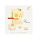 wooden toy coffee machine playset