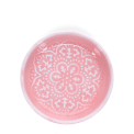 Enamel trinket dish - dark pink