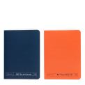 A6 notebooks (set of 2) - Orange & blue