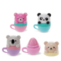 Mini berry scented lip balm (assorted) - Teacup animal friends