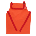 Two-tone utility apron - Coral