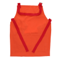 Two-tone utility apron - Coral