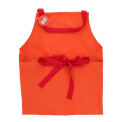 Two-tone utility apron - Coral
