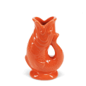 Orange fish vase