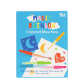 Magic rainbow coloured blow pens