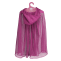 Children's glitter cape - Dark pink
