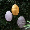 Outdoor solar pendant lantern