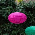 Outdoor solar UFO lantern - Fuchsia