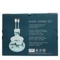 Children's melamine dinner set (5 pieces) - Sharks