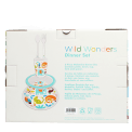 Children's melamine dinner set (5 pieces) - Wild Wonders