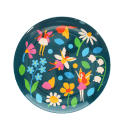 Children's melamine plate - Fairies in the Garden