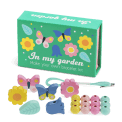 Wooden bead bracelet kit - In my garden