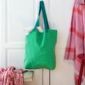 Two-tone cotton tote bag - Green