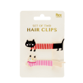 Hair clips (set of 2) - Cats