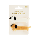 Hair clips (set of 2) - Sausage dogs