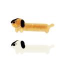 Hair clips (set of 2) - Sausage dogs