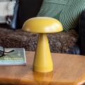 Dimmable mushroom touch lamp - Mustard yellow