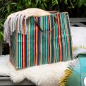 Jumbo storage bag - Retro 70s stripes