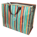 Jumbo storage bag - Retro 70s stripes