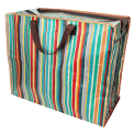 Jumbo storage bag - Retro 70s stripes