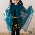 Children's glitter cape - Blue
