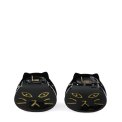 Mini hair claw clips (set of 2) - Black cats