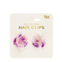 Mini hair claw clips (set of 2) - Seashells