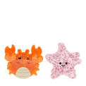 Mini hair claw clips (set of 2) - Sea creatures