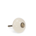 Ceramic drawer knob - Cream