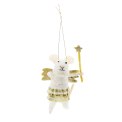 Felt mouse hanging decoration - Fairy