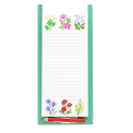 Magnetic shopping list - Wild Flowers