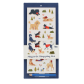 Magnetic Shopping List - Dog Park