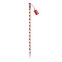 sausage dog printed pencil with red sharpener