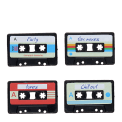 Mini music media magnets (set of 4) - Cassette