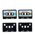 Mini music media magnets (set of 4) - Cassette