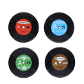 Mini music media magnets (set of 4) - Vinyl record
