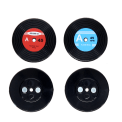 Mini music media magnets (set of 4) - Vinyl record