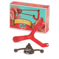Sticky poo slingshot