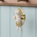 Felt mouse hanging decoration - Fairy