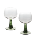 Roemer glasses (set of 2) - Green