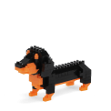 completed sausage dog model