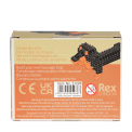 Back of the brick kit packaging, showing multilingual product descriptions and safety warnings