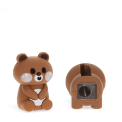 shaped pencil sharpener out of the box with showing the base
