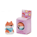 dog shaped pencil sharpener beside the box 