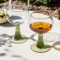 Retro roemer glasses 350ml (set of 2) - Green