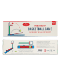 wooden basketball game packaging box showing safety warnings in multilingual 