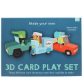 box of make your own 3d card play set