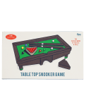 Box of a tabletop snooker game