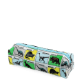 pencil case featuring various dinosaurs print 