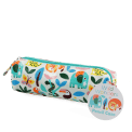 pencil case featuring wild wonders animals print with tag